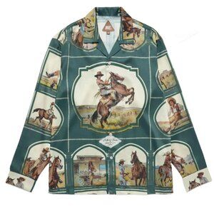 Melody Ehsani Silky Cowgirl Shirt - XXL-  BARELY WORN